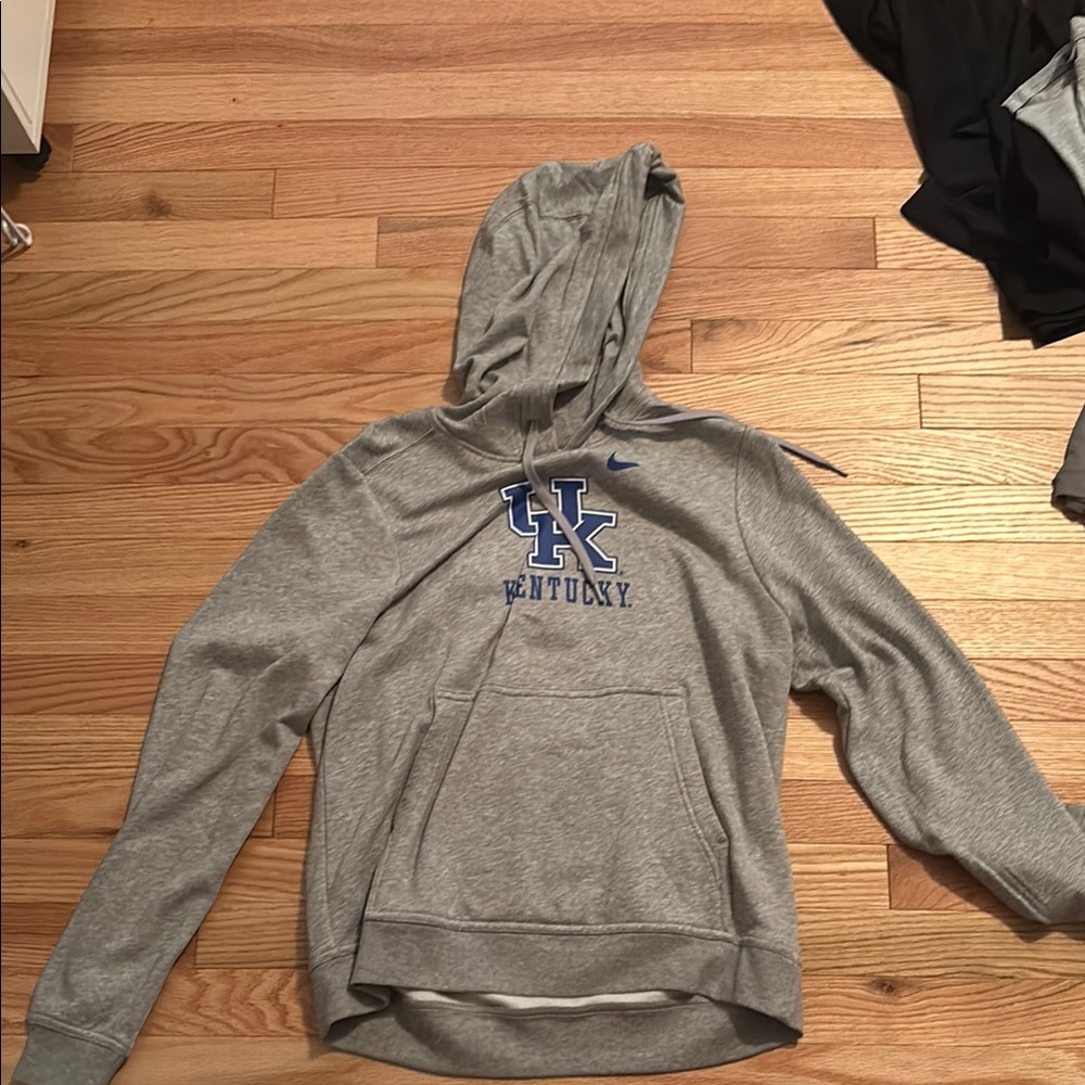 Nike Heather Gray Kentucky Pullover Hoodie